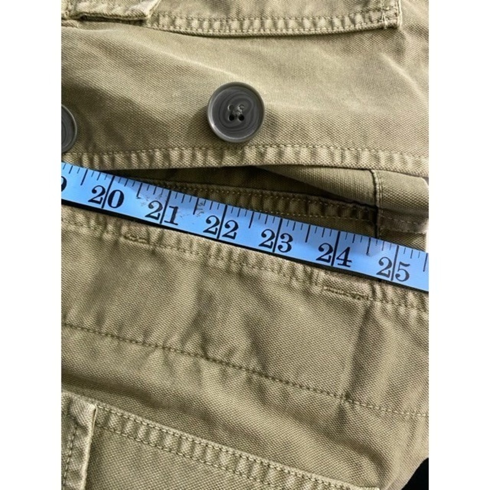 Madewell Utility Coat Womans Small Jacket Olive Green Military Field Small Patch - Picture 9 of 13
